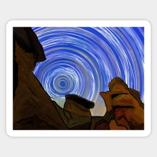 Star Trail Sticker